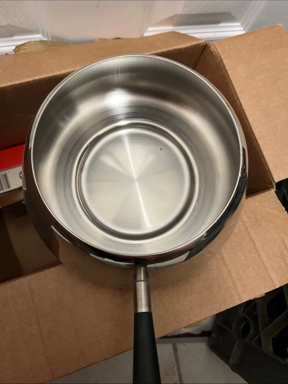 Stainless Steel fondue kit vintage come with fuel and fondue sticks